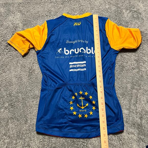 Podiumwear Cycle Jersey Shirt Mens Medium Performance Cycling Pocket - Picture 4 of 5